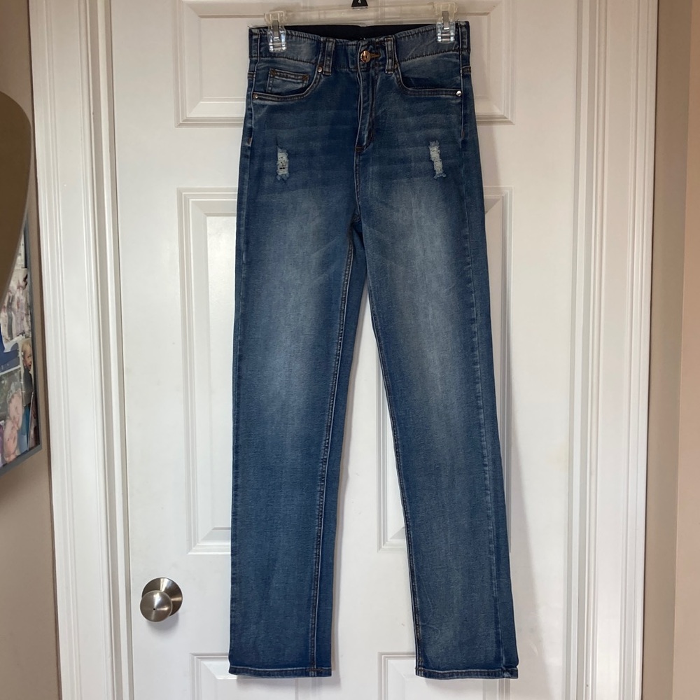 VENUS comfort band straight jeans